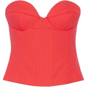 Chalayan Signature Stretch-Crepe Bustier Top